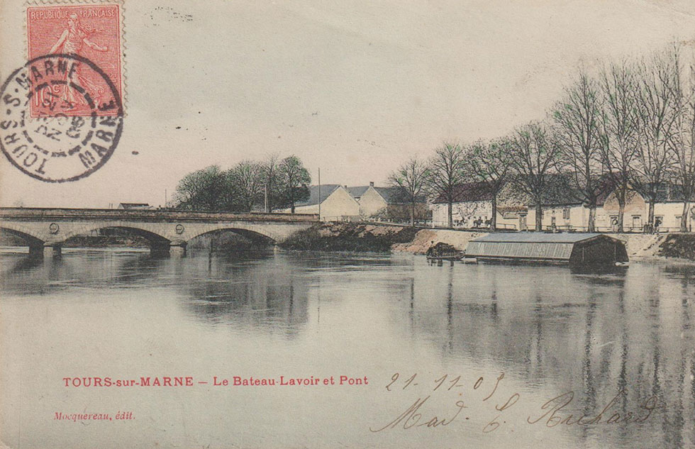 Tours-sur-Marne bateau lavoir