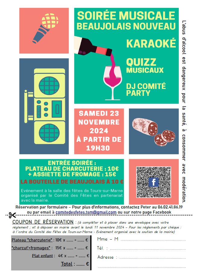 Soirée Beaujolais Nouveau